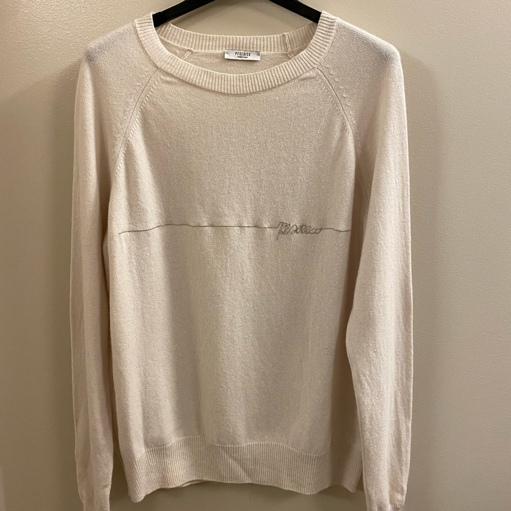 Beige Peserico knit sweater